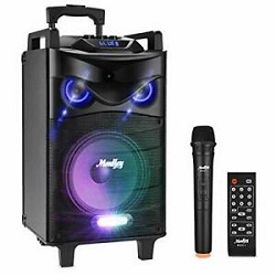 Image of Karaoke Machine with microphone and Remote