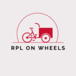 logo with bed bike and words RPL On Wheels